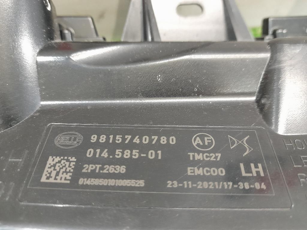 Fendinebbia ANT SX 9815740780 Citroen DS4 I 2016