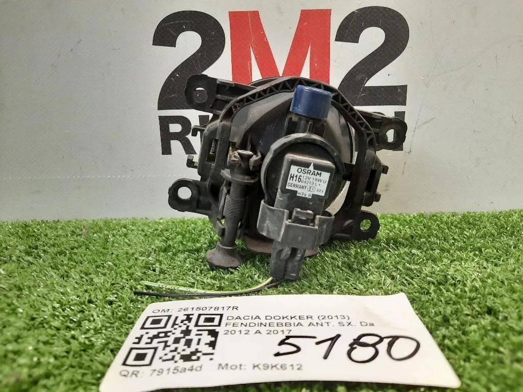 Fendinebbia ANT SX 261507817R Dacia Dokker 2013