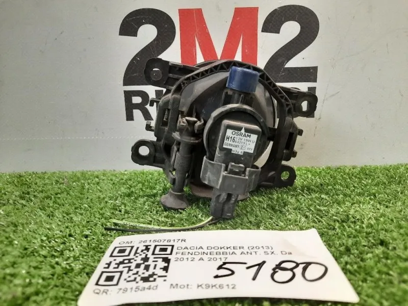 Fendinebbia ANT SX 261507817R Dacia Dokker 2013
