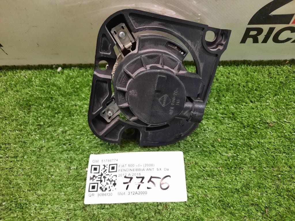 Fendinebbia ANT SX 51786774 Fiat 500 II 2008