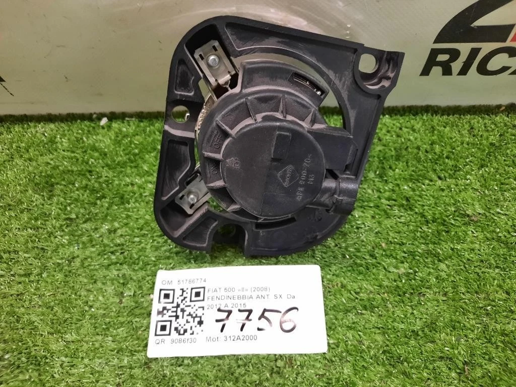 Fendinebbia ANT SX 51786774 Fiat 500 II 2008