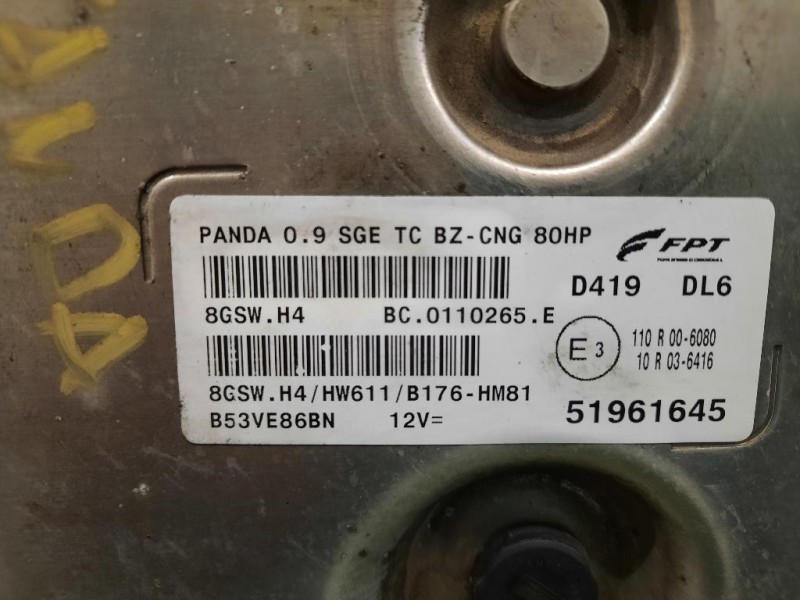 Centralina Iniezione 51961645 Fiat Panda III 2012