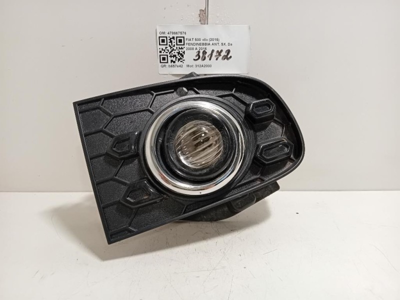 Fendinebbia ANT SX 478667576 Fiat 500 II 2015
