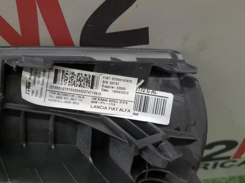 Air-bag Passeggero 735519767 Fiat Punto EVO 2010