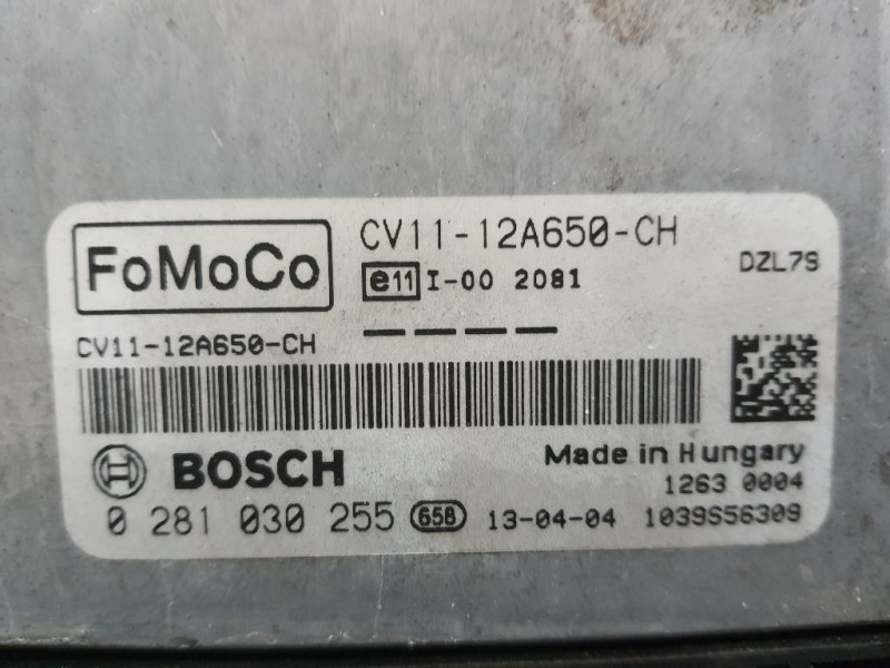 Centralina Iniezione CV1112A650CH 0281030255 Ford B-max 2012