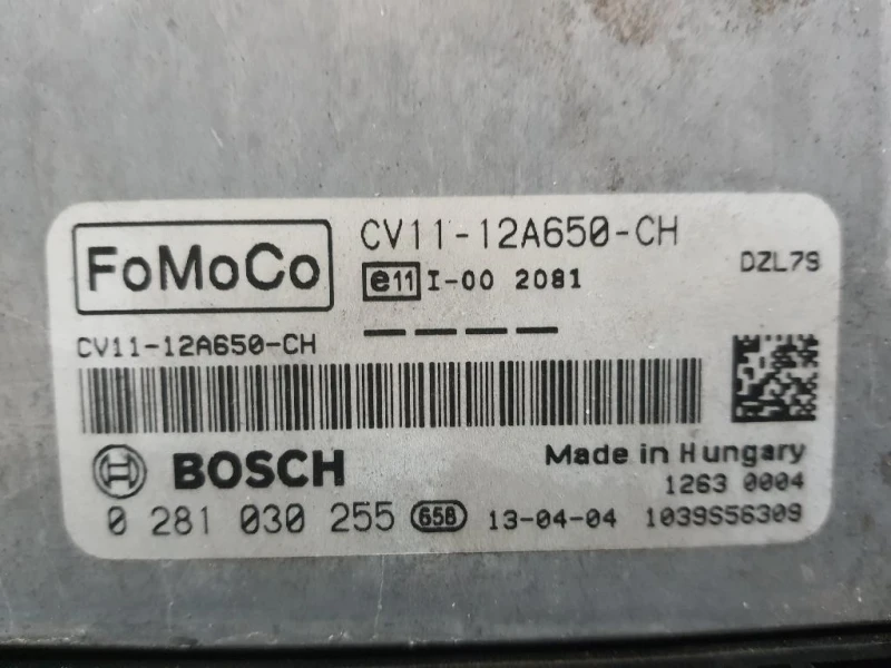 Centralina Iniezione CV1112A650CH 0281030255 Ford B-max 2012