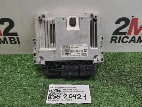 Centralina Iniezione CV1112A650CH 0281030255 Ford B-max 2012