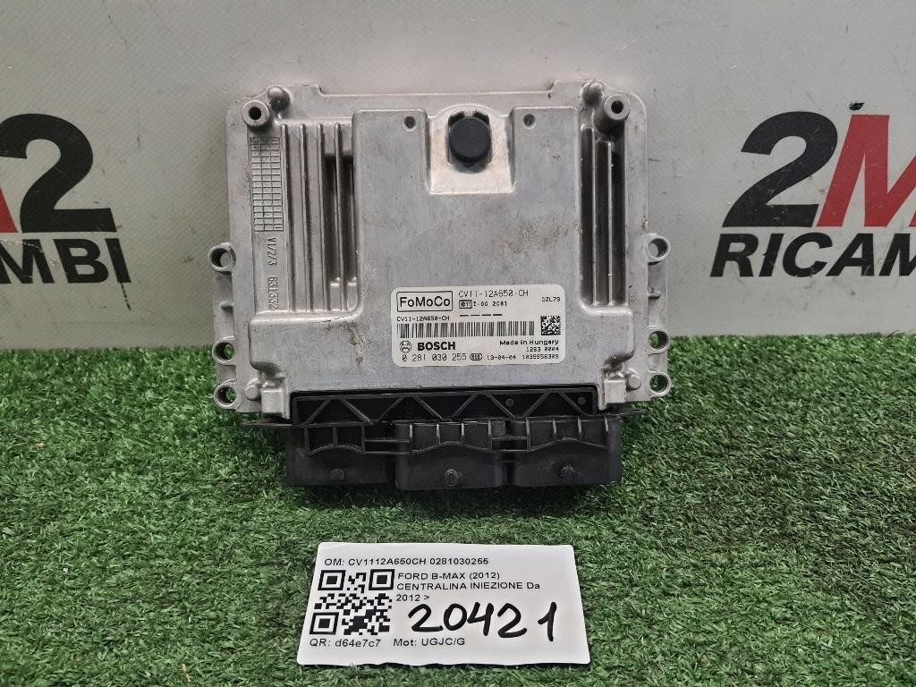 Centralina Iniezione CV1112A650CH 0281030255 Ford B-max 2012