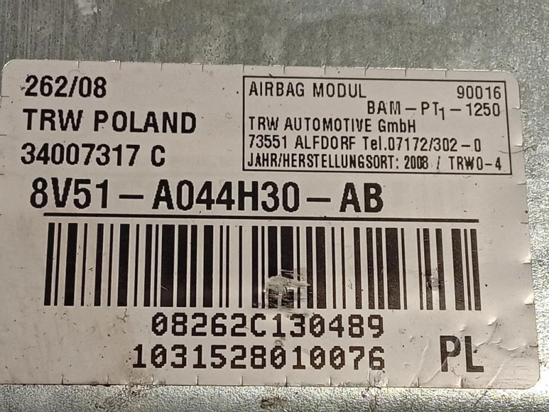 Air-bag Passeggero 8V51-A044H30-AB Ford Fiesta VI 2008