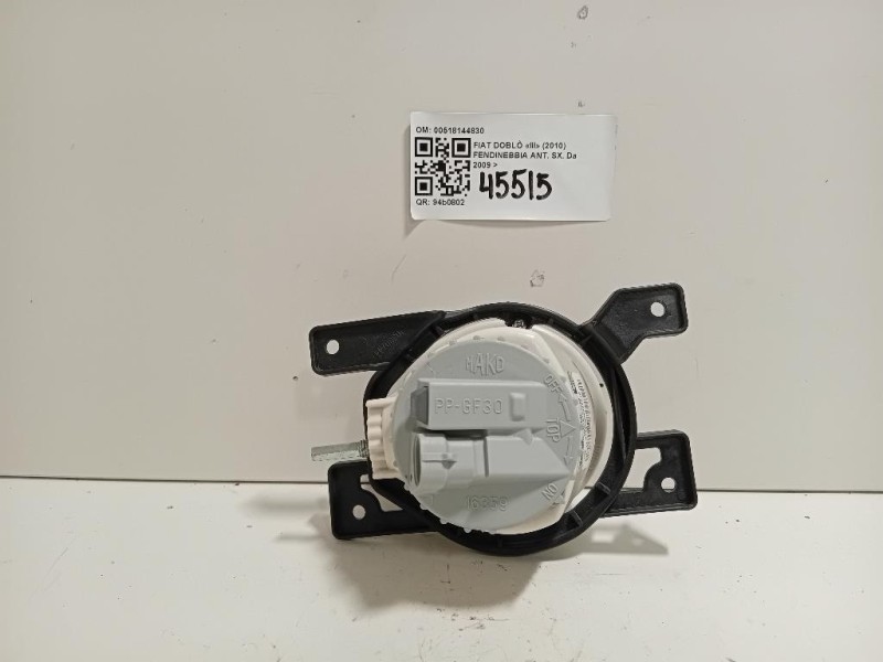 Fendinebbia ANT SX 00518144830 Fiat Doblò III 2010