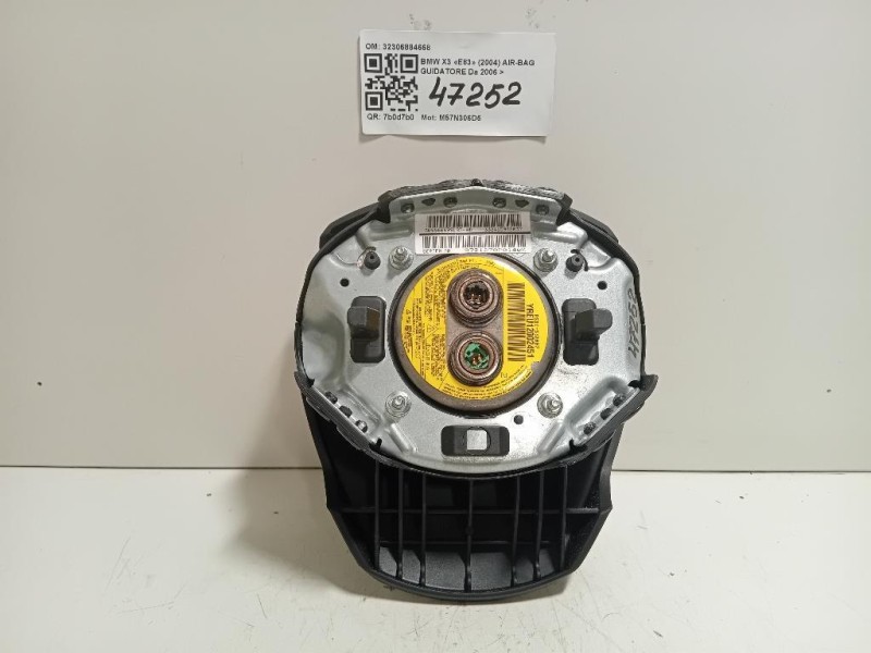 Air-bag Guidatore 32306884668 Bmw X3 E83 2004