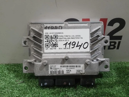 Centralina Iniezione AV2112A650CA Ford Fiesta VI 2008