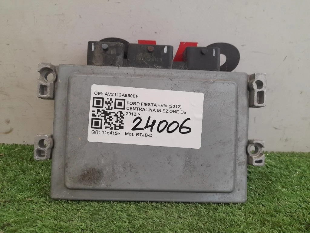 Centralina Iniezione AV2112A650EF Ford Fiesta VI 2012