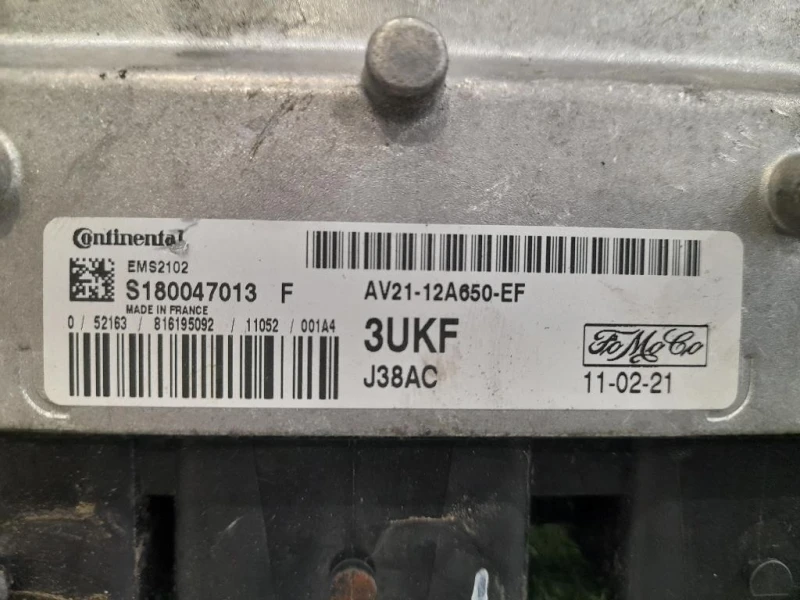 Centralina Iniezione AV2112A650EF Ford Fiesta VI 2012