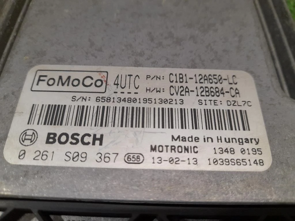 Centralina Iniezione CV2A12B684CA Ford Fiesta VI 2012