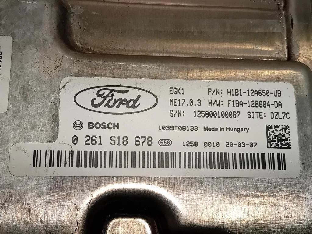 Centralina Iniezione H1B1-12A650-UB Ford Fiesta VII 2021