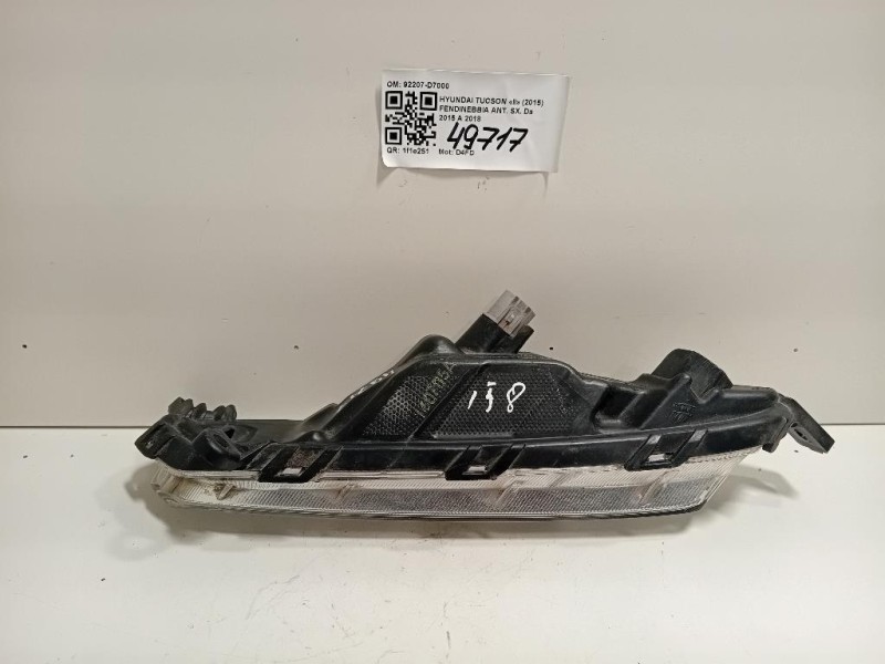 Fendinebbia ANT SX 92207-D7000 Hyundai Tucson II 2015