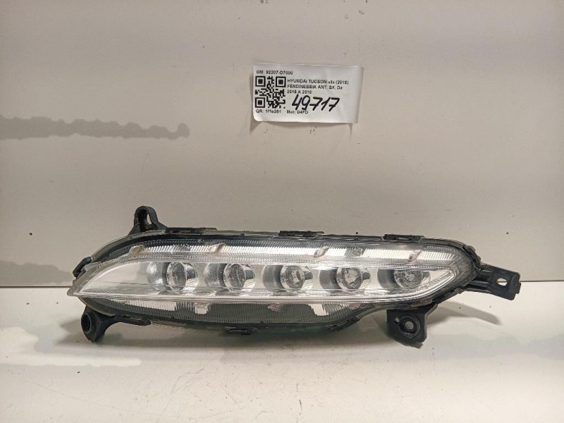 Fendinebbia ANT SX 92207-D7000 Hyundai Tucson II 2015