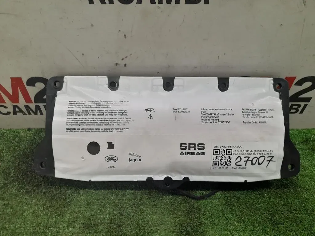 Air-bag Passeggero 9X23F044A74AA Jaguar XF I 2008