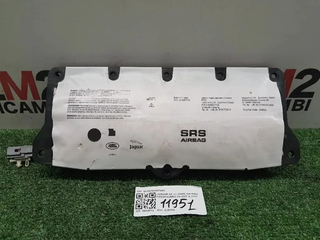 Air-bag Passeggero 8X23F044A74AC Jaguar XF I 2008