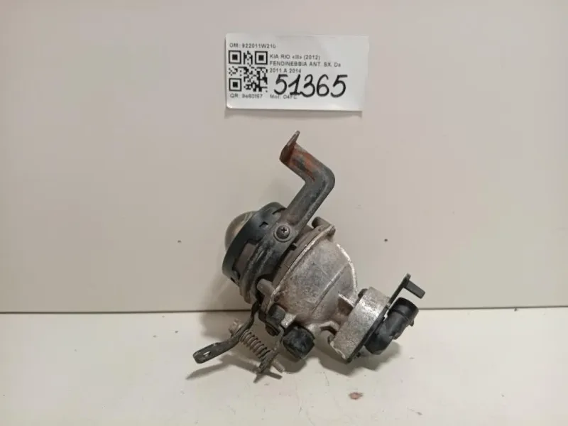 Fendinebbia ANT SX 922011W210 Kia RIO III 2012
