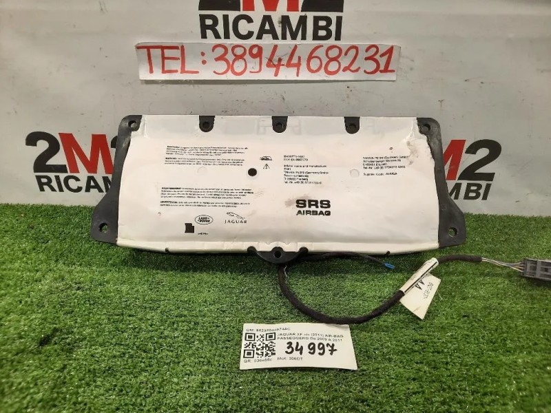 Air-bag Passeggero 9X23F044A74AC Jaguar XF I 2011