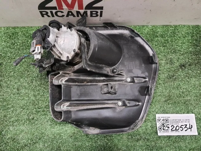 Fendinebbia ANT SX 92201F1000 Kia Sportage IV 2016