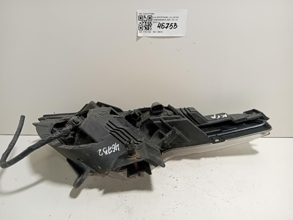 Fendinebbia ANT SX 92201F1500 Kia Sportage IV 2018