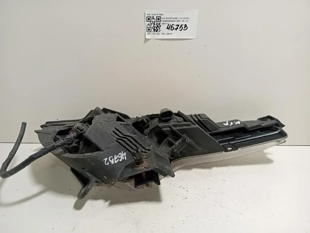 Fendinebbia ANT SX 92201F1500 Kia Sportage IV 2018