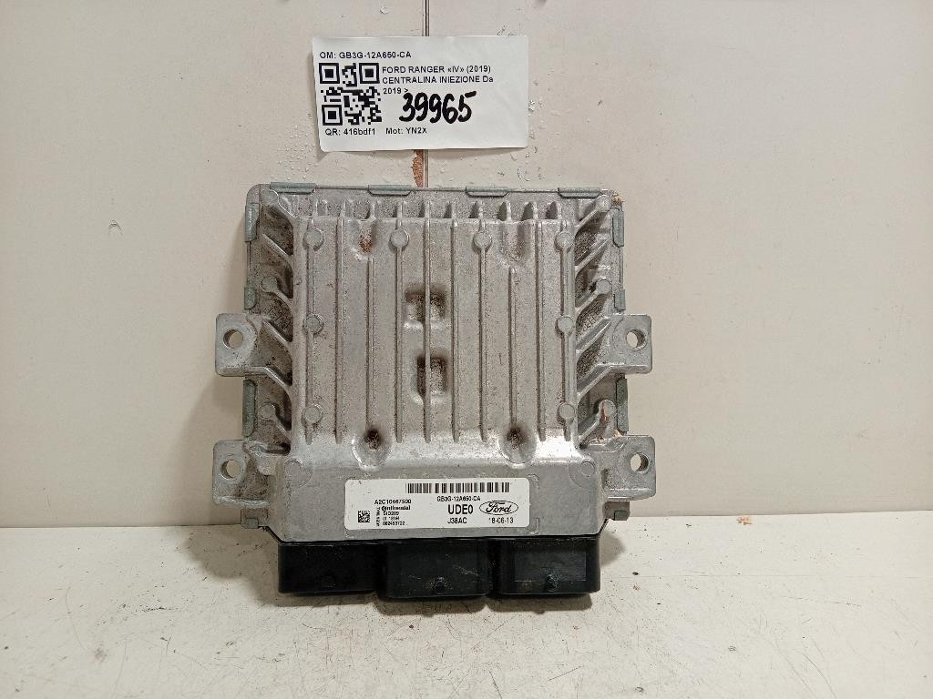 Centralina Iniezione GB3G-12A650-CA Ford Ranger IV 2019