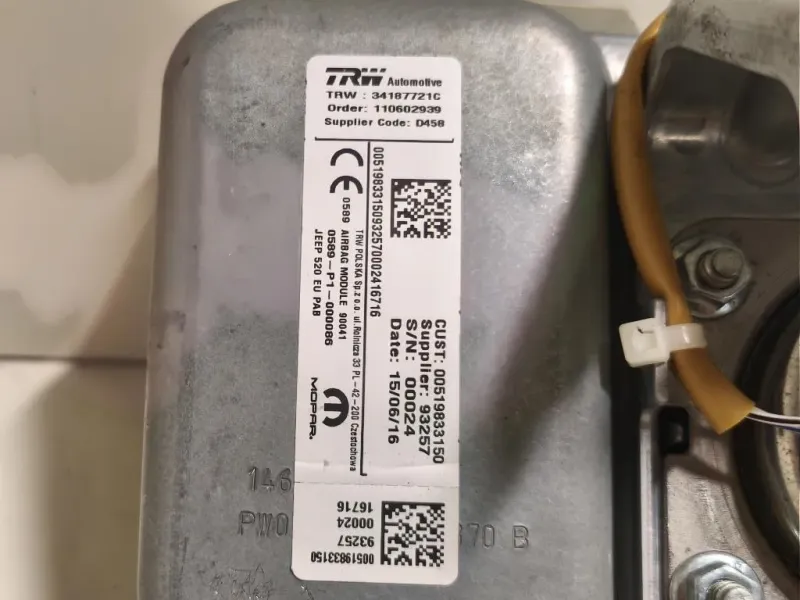 Air-bag Passeggero AIR-BAG PASSEGGERO Jeep Renegade 2015