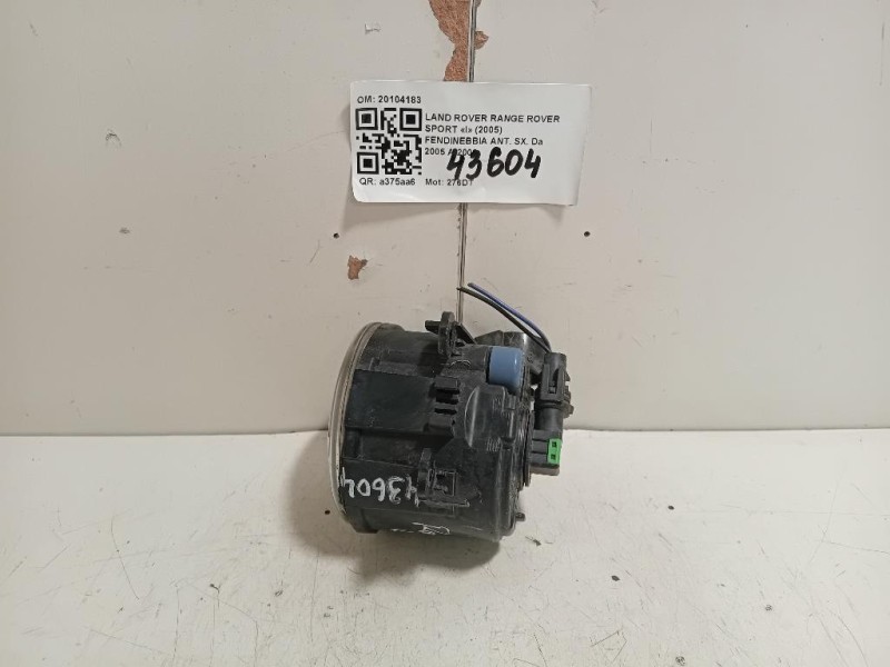 Fendinebbia ANT SX 20104183 Land Rover Range Rover Sport I 2005