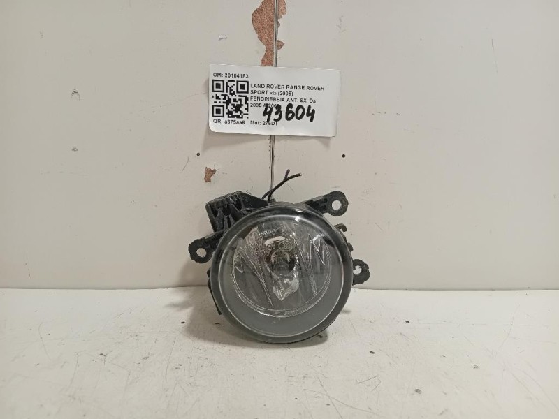 Fendinebbia ANT SX 20104183 Land Rover Range Rover Sport I 2005