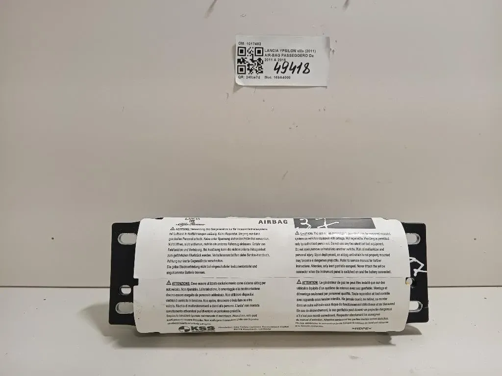 Air-bag Passeggero 1017482 Lancia Ypsilon III 2011