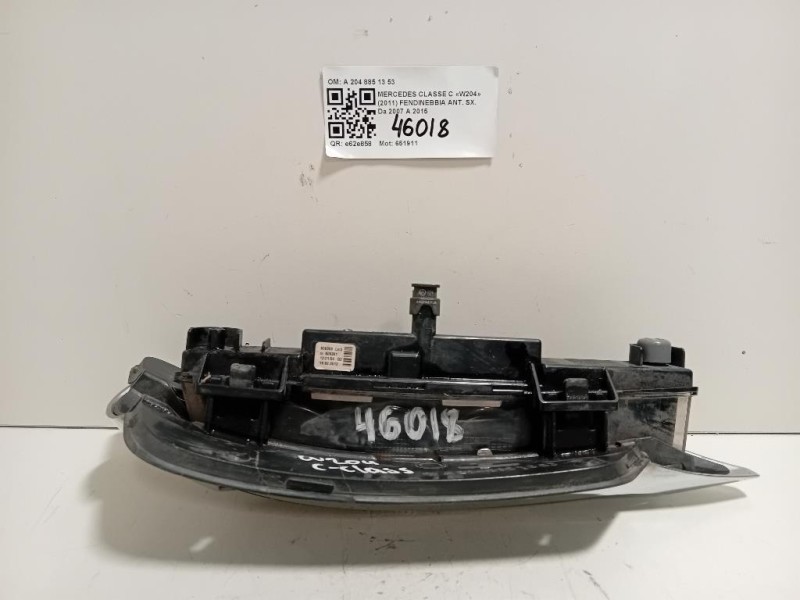 Fendinebbia ANT SX A 204 885 13 53 Mercedes Classe C W204 2011