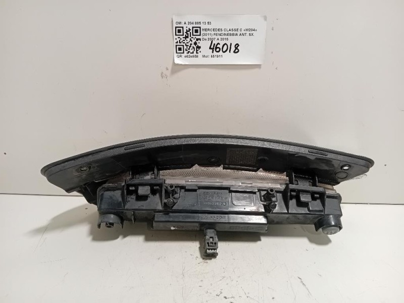 Fendinebbia ANT SX A 204 885 13 53 Mercedes Classe C W204 2011