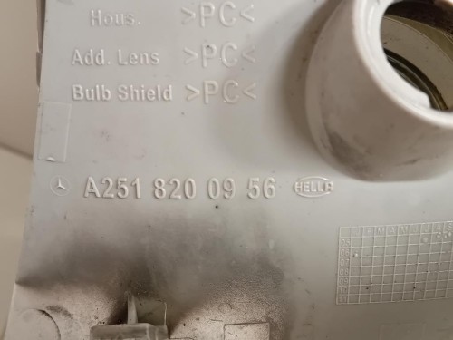 Fendinebbia ANT SX A2518200956 Mercedes Classe R W251 2006