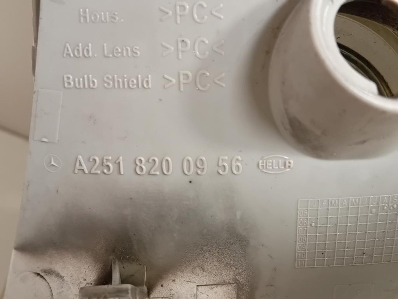 Fendinebbia ANT SX A2518200956 Mercedes Classe R W251 2006