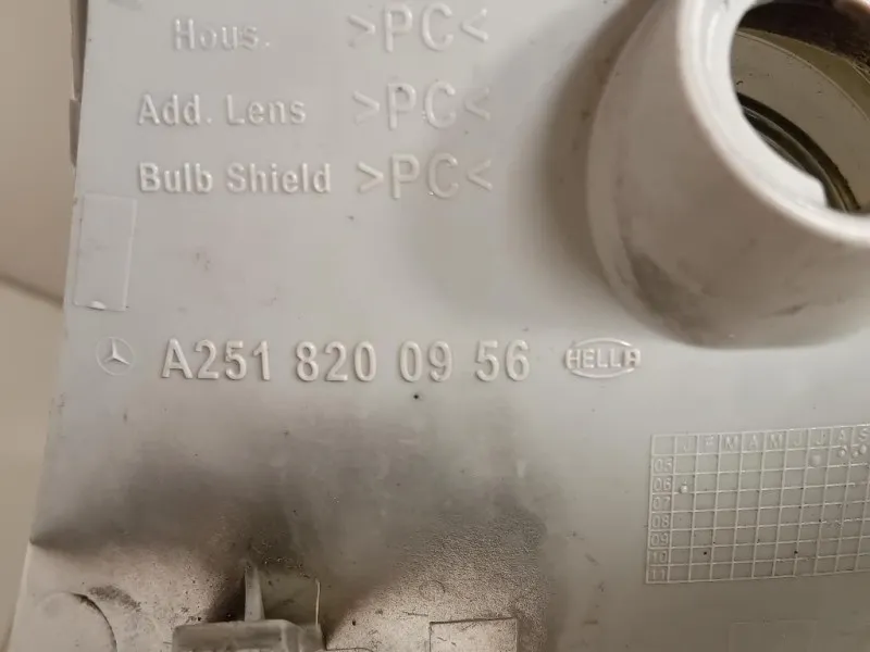 Fendinebbia ANT SX A2518200956 Mercedes Classe R W251 2006