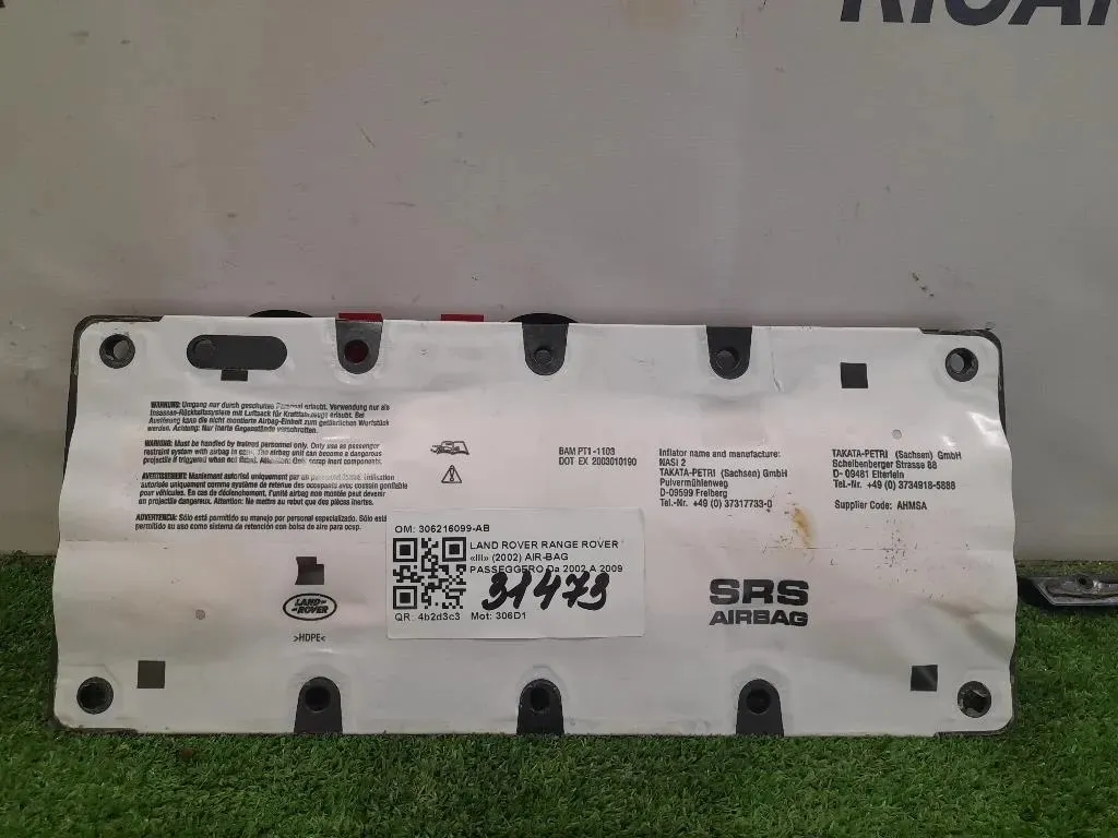 Air-bag Passeggero 306216099-AB Land Rover Range Rover III 2002