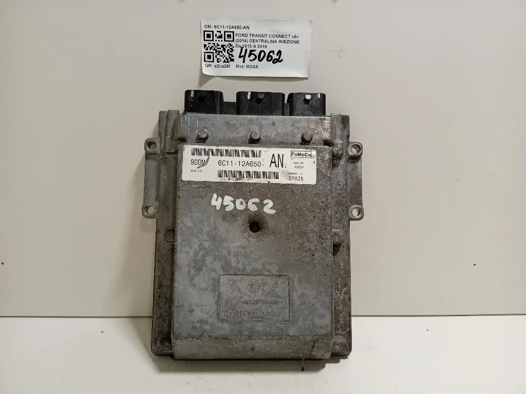 Centralina Iniezione 6C11-12A650-AN Ford Transit Connect II 2014