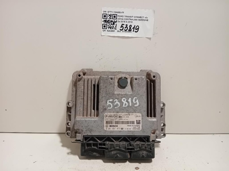 Centralina Iniezione ET71-12A650-FF Ford Transit Connect II 2014