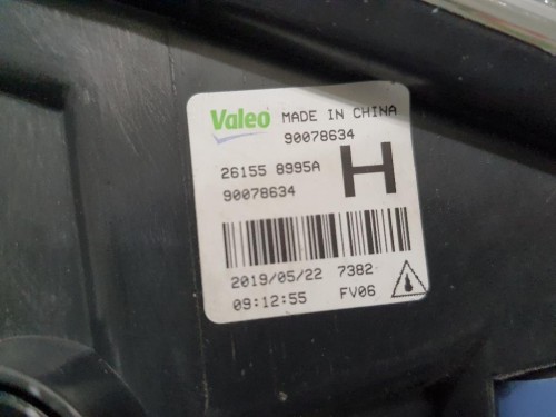 Fendinebbia ANT SX 261558995A Nissan Micra V 2016