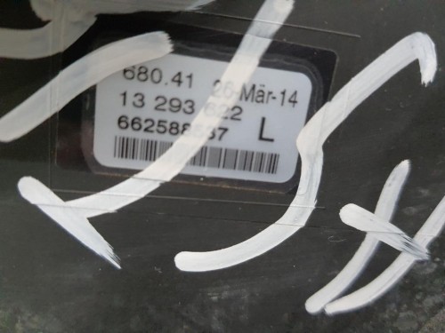 Fendinebbia ANT SX 13293622 Opel Astra J 2010