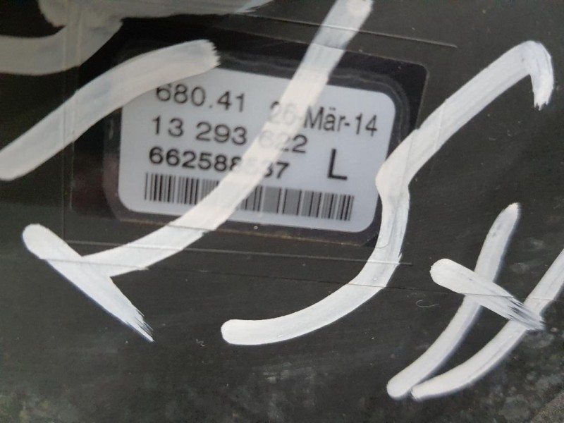 Fendinebbia ANT SX 13293622 Opel Astra J 2010