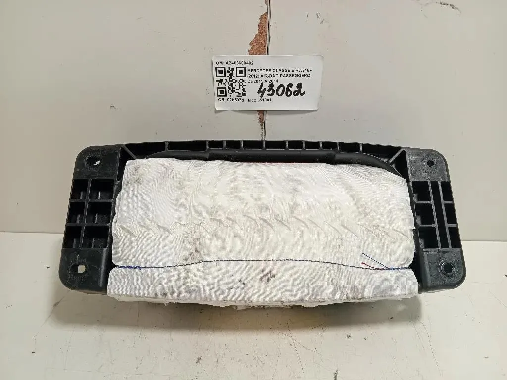 Air-bag Passeggero A2468600402 Mercedes Classe B W246 2012