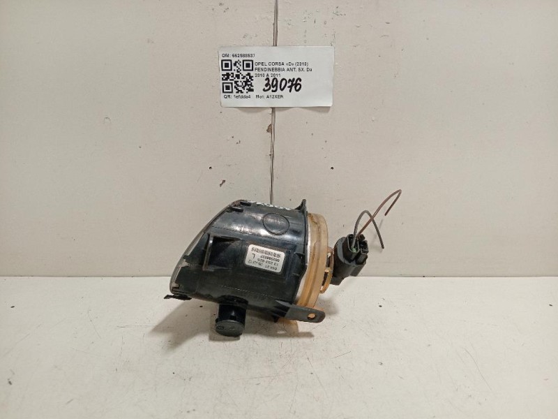 Fendinebbia ANT SX 662588537 Opel Corsa D 2010