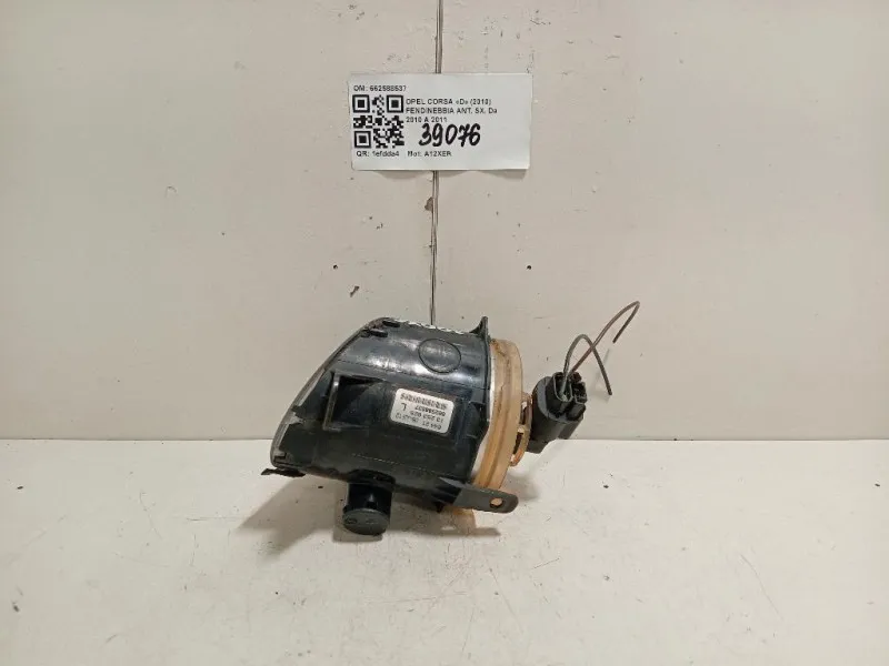 Fendinebbia ANT SX 662588537 Opel Corsa D 2010