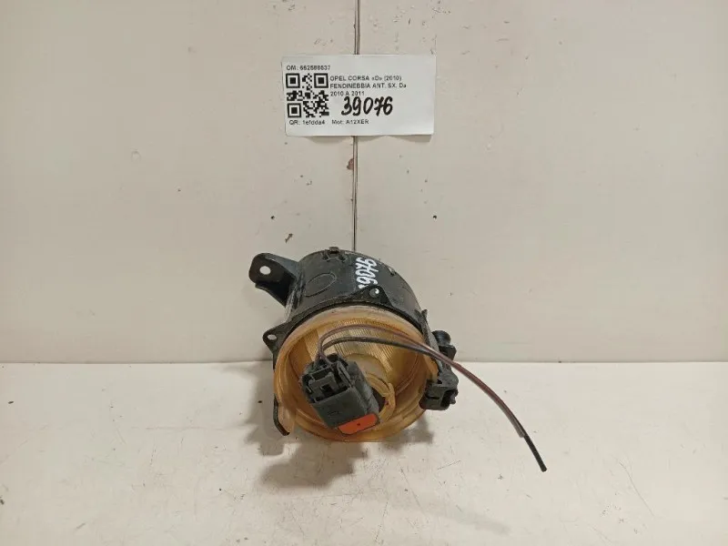 Fendinebbia ANT SX 662588537 Opel Corsa D 2010