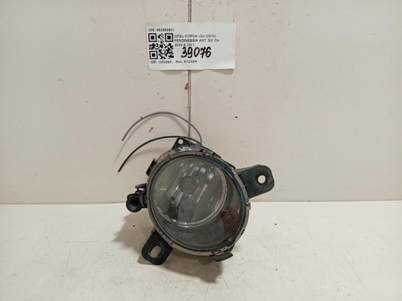 Fendinebbia ANT SX 662588537 Opel Corsa D 2010